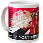 秋田ノーザンハピネッツマグカップデザイン