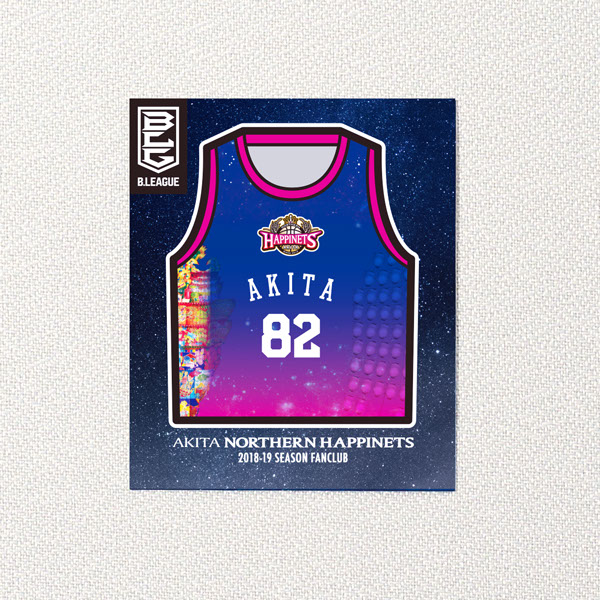 ユニフォーム型ステッカーデザイン